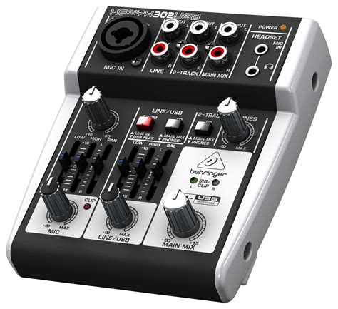 Behringer 302usb Usb Audio Mixer And Interface Audio Professional