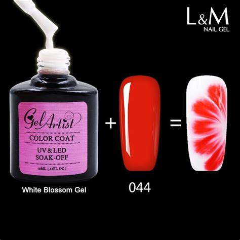 buy 2 pcs flower diy beauty blossom gel polish soak off 10ml uv gel nail