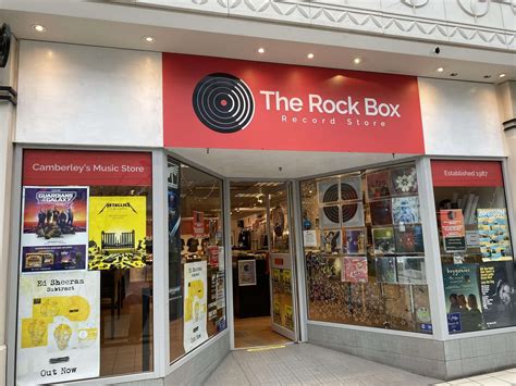 the rock box record store camberley s record store the rock box record store camberley s