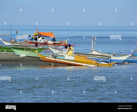 Bangkas A Traditional Type Of Outrigger Boats Used By Filipino