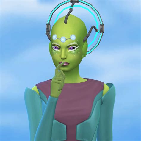 Zaneida And The Sims 4 — Cyber Headearshalo Base Game Compatible Hair 2