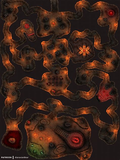 Vampire Lair 60x80 Dungeon Map By Ataraxianbear On Deviantart