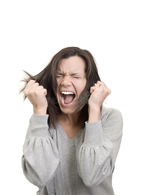 Krzycząca kobieta obraz stock. Obraz złożonej z kobieta - 13542903