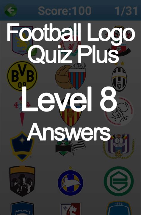 Football Logo Quiz Plus Level 8 Answers Doors Geek