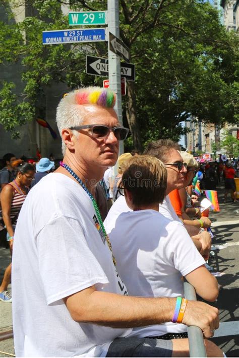 Lgbt Pride Parade Participants In New York City Editorial Photography Image Of Event Human