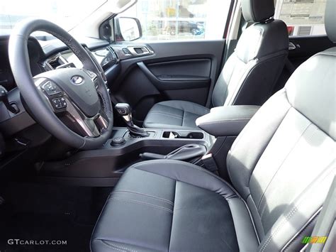 Ebony Interior 2021 Ford Ranger Lariat Supercrew 4x4 Photo 140652601