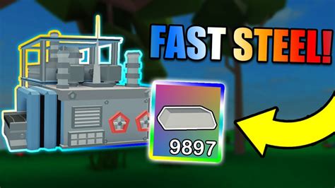 How To Get Steel Fast In Roblox Islands Youtube