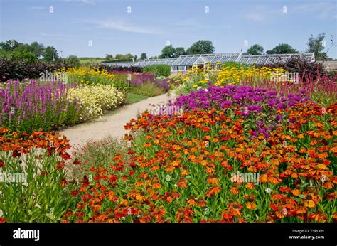 Helmsley Walled Garden Stock Photo Alamy