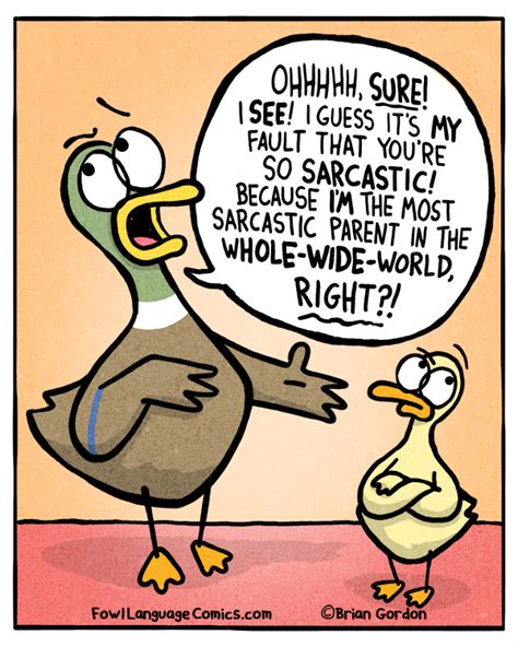 So Sarcastic Fowl Language Comics