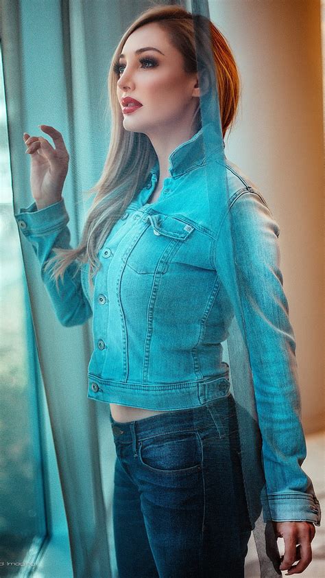 1080p free download blue beauty blonde blue jeans by the window female girl jeans