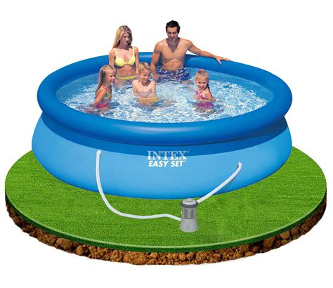 Intex 10 X 30 Above Ground Swimming Pool With Filter Pump