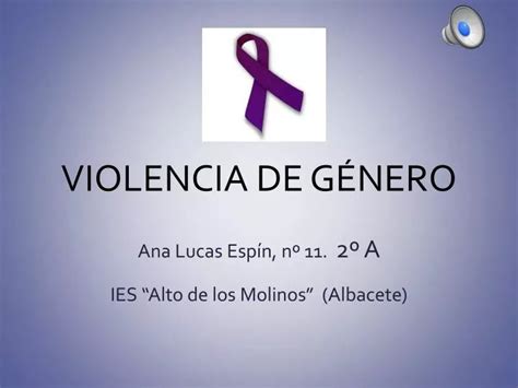 PPT VIOLENCIA DE GÉNERO PowerPoint Presentation free download ID