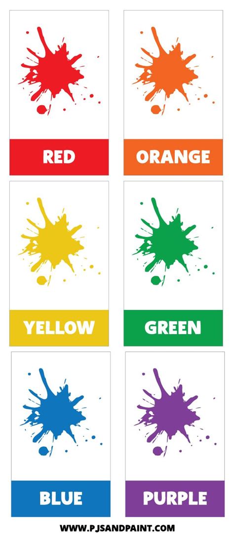 Want to make some killer flash cards? Free Printable Color Flash Cards for Toddlers | Make flash ...