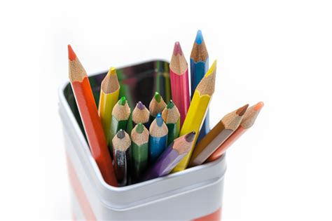 Colored Pencils Inside The Box Stock Photo Download Image Now Istock