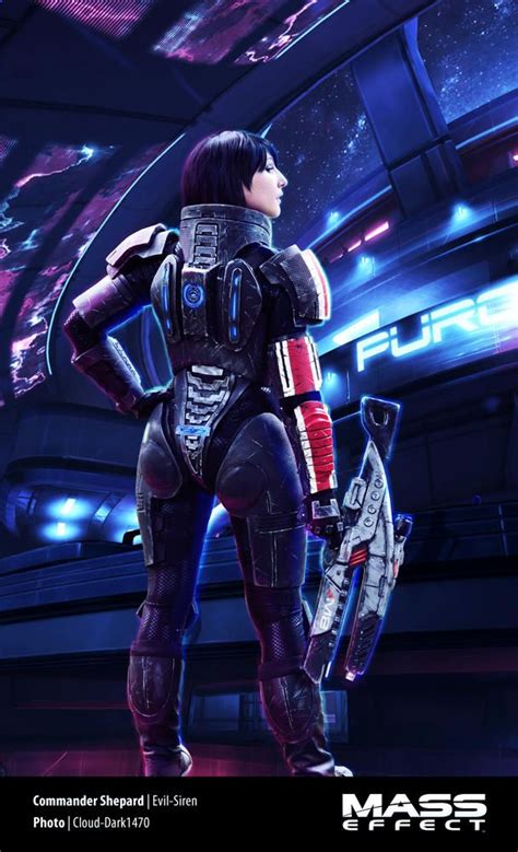 Commander Shepard Femshep Mass Effect Cosplay 05 By Evil Siren Mass