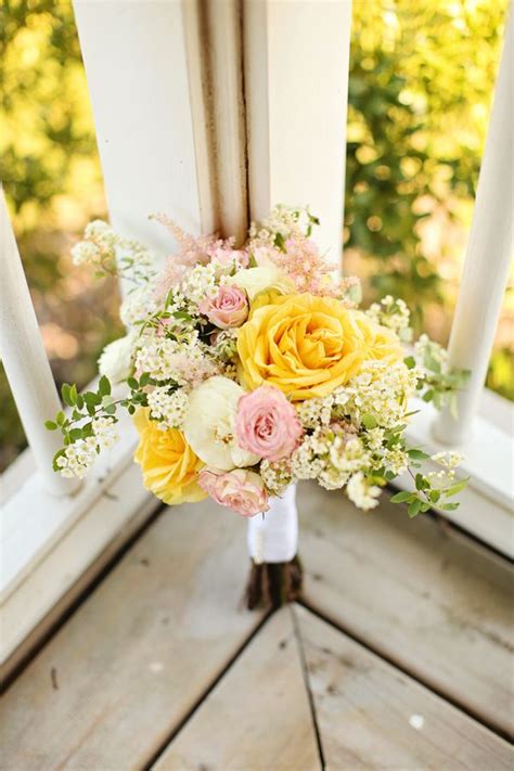 Southern Blue Celebrations Yellow Bridal Bouquets