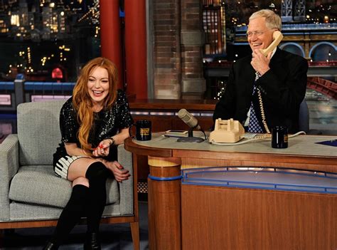 Video Lindsay Lohan And David Letterman Prank Call Oprah Winfrey On