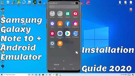 How To Install Samsung Galaxy S10 Android Emulator 2022 Guide Youtube