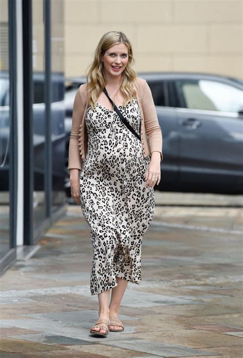 Pregnant Rachel Riley Leaves Countdown Studio At Media City In Salford
