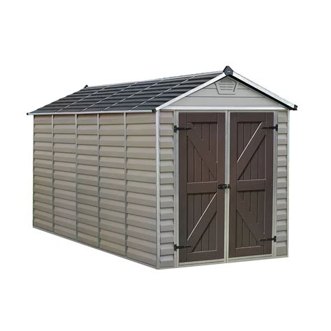 Palram 6 Ft X 12 Ft Skylight Storage Shed The Home Depot Canada