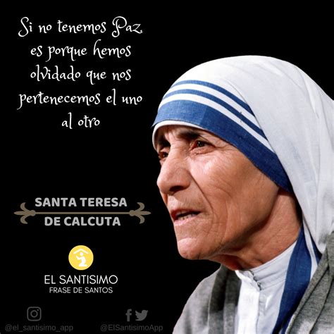 El Santísimo App Frases De Santos Santa Teresa De Calcuta Santa