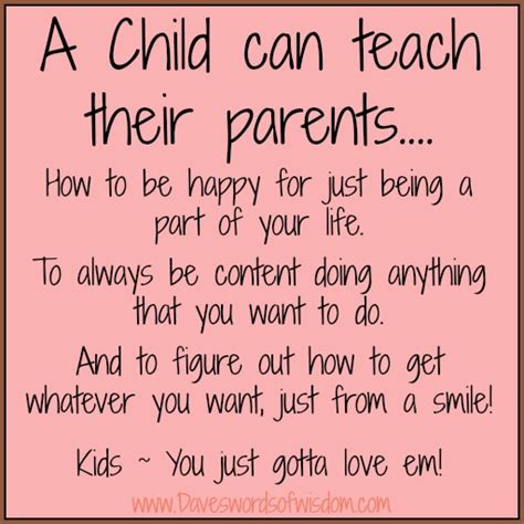 A Child Can Teach Their Parents