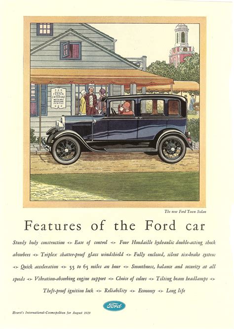 1929 Model A Ford Town Sedan Ad 1929 Model A Ford Town Sed Flickr