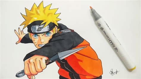 Como Desenhar Uzumaki Naruto Do Shippuden Fácil Naruto Hokage