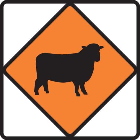 Sheep Sign Level 2 Highway 1