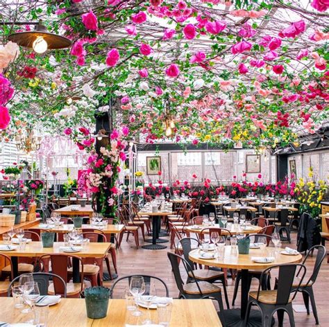 Several stories up to the. This NYC Rooftop Restaurant is a Floral Wonderland | Nyc ...
