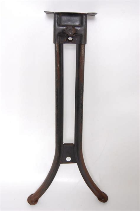 Get great deals on steel furniture table legs. Antique Steel Adjustable Table Legs Base Vintage ...