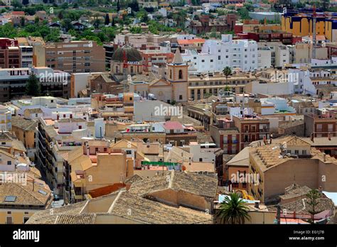 Cityscape From Lorca Castle Castillo De Lorca Lorca Murcia Spain