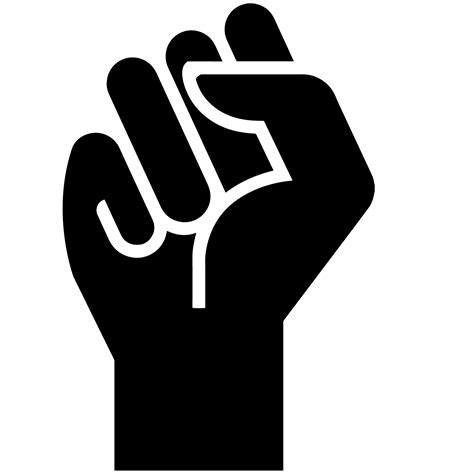 Raised Fist Clip Art Free Vector In Open Office Drawi