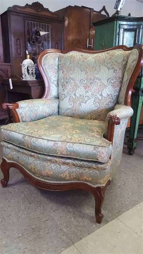 This item is unavailable | etsy. Vintage Green Floral Chair by fabandaffordable on Etsy ...