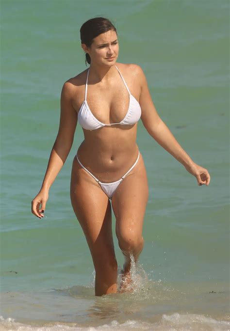 Tao Wickrath In Bikini At A Beach In Miami Hawtcelebs