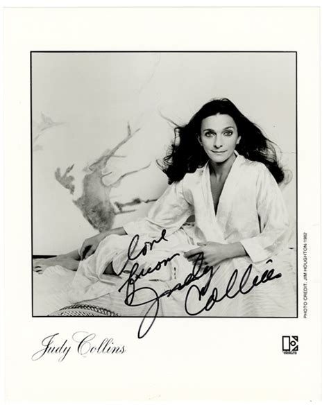 Lot Detail Judy Collins Signed Promotional Photograph