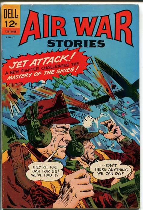 Air War #8 1966-Dell-Sam Glanzman art-WWII-Korea-final elusive issue-FN