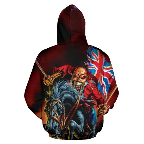 Iron Maiden Zip Up Hoodie Uscoolprint