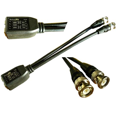 Dual Balun Cable Fly Lead Bnc To Rj45 Fibersystem