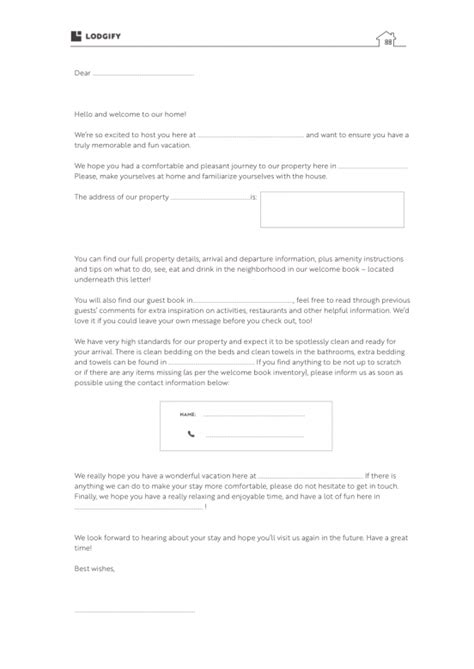 Airbnb Welcome Letter Tips Examples And Free Template