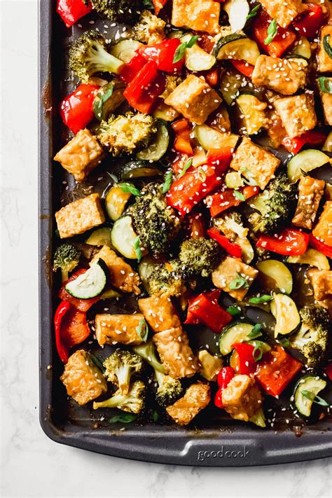 This Recipe For Teriyaki Tempeh And Vegetables Uses Only One Pan And Is