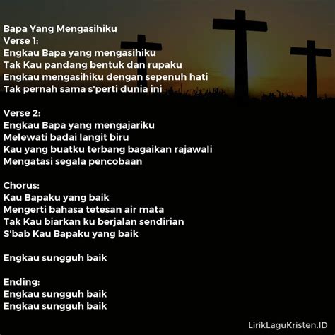 (*) am sengaja kah kau kirimkan undangan am g ataukah hanya pelampiasan f g adakah alasan f e yang akan kau tunggu. Bapa Yang Mengasihiku • LIRIK LAGU KRISTEN