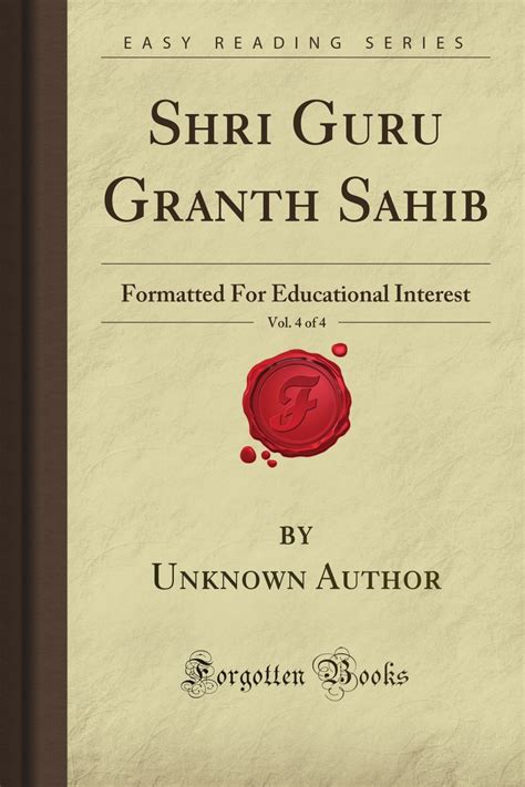Scarica Leggere Shri Guru Granth Sahib Vol 4 Of 4 Formatted For