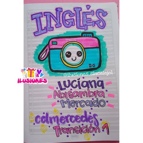 Cuaderno De Inglés Cuadernos Lindos Cuadernos Cuadernos Creativos