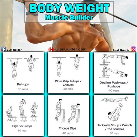 Complete Workout Using The Simplicity Of Only Your Bodyweight Body