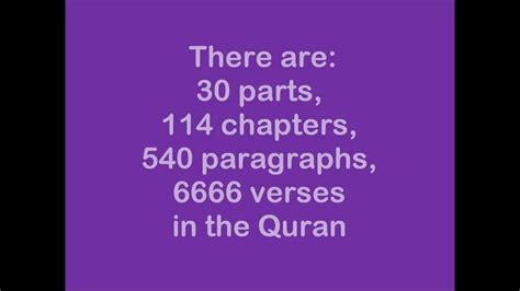 The Holy Quran Interesting Facts Youtube