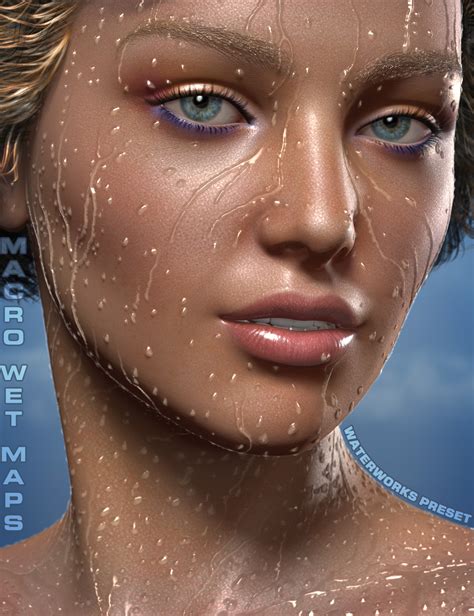 Macro Wet Maps Daz 3d