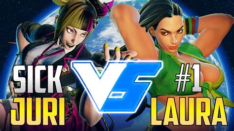 Sfv S2 1 Laura Vs 1 Juri【ft2 X2 Ranked Matches】street Fighter V 5 スト Youtube