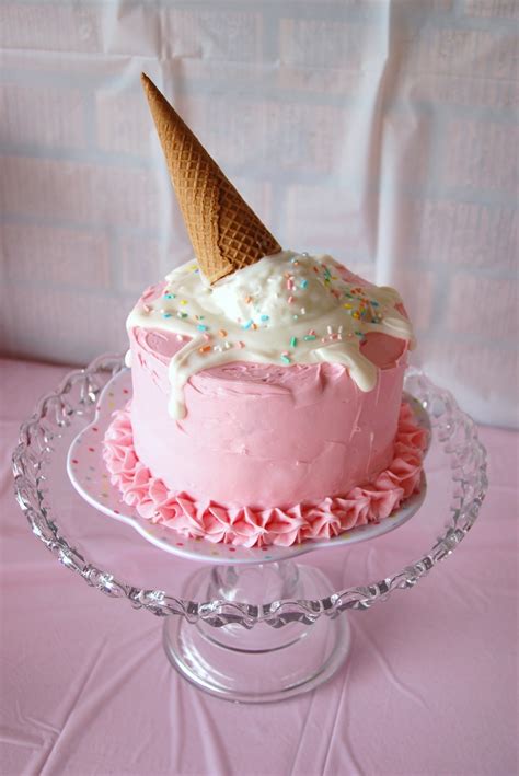 It's perfect for hot summer days and your kids will love it. Icecream Birthday Cakes