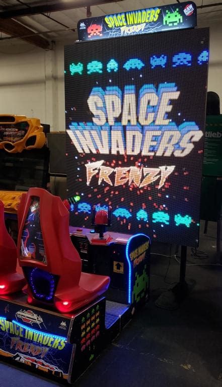Space Invaders Frenzy Deluxe Arcade Game